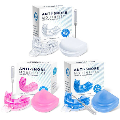 Anti Snoring Mouth Guard Improve Sleeping Adjustable Snoring Mouth Guard Anti-Apnea Teeth Bruxism Stop Snoring Device Mouthpiece