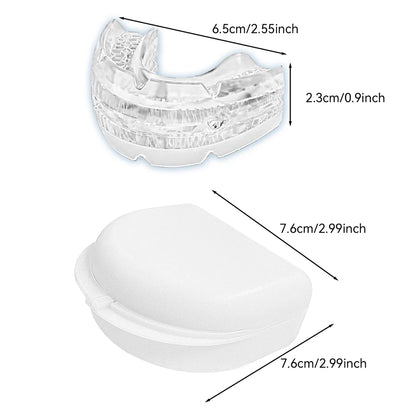 Anti Snoring Mouth Guard Improve Sleeping Adjustable Snoring Mouth Guard Anti-Apnea Teeth Bruxism Stop Snoring Device Mouthpiece
