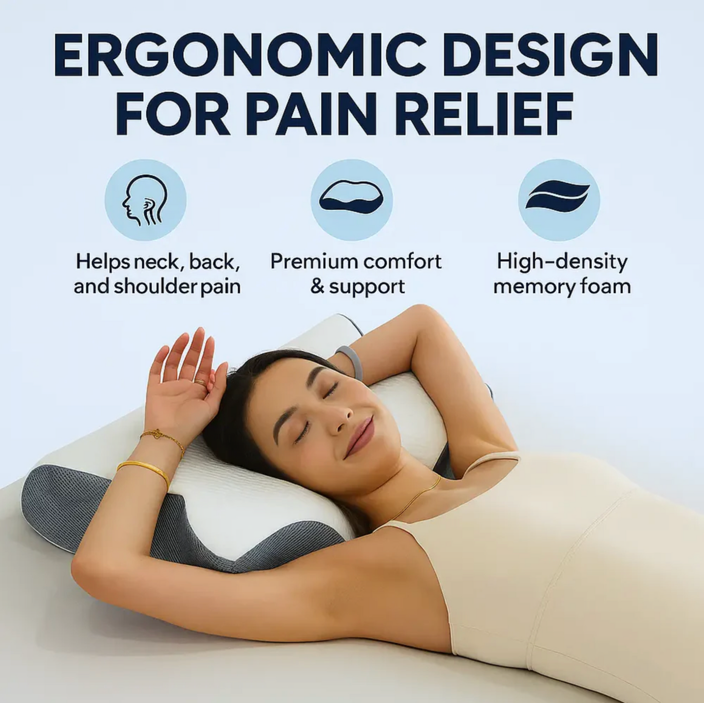 Neck Savior™ Ergonomic Pillow