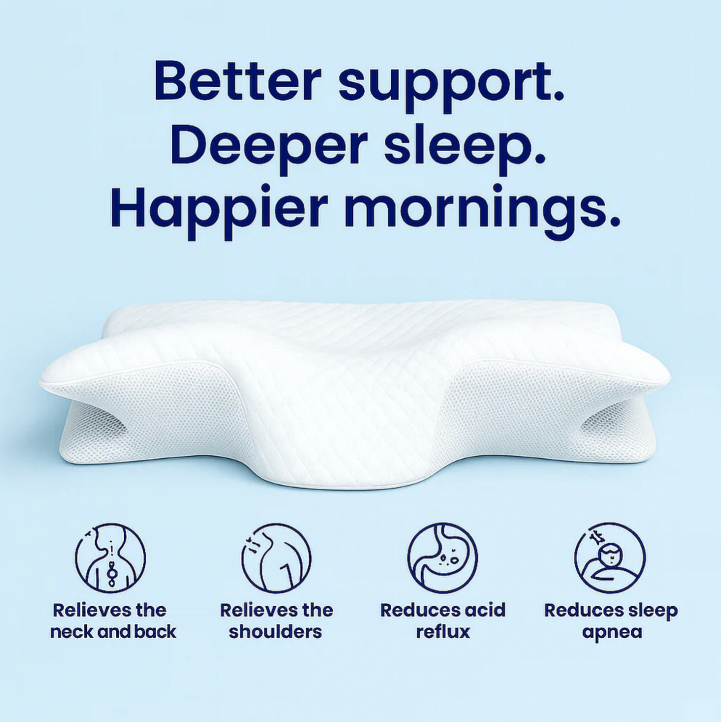 Neck Savior™ Ergonomic Pillow