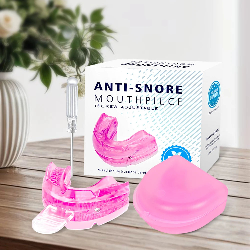 Anti Snoring Mouth Guard Improve Sleeping Adjustable Snoring Mouth Guard Anti-Apnea Teeth Bruxism Stop Snoring Device Mouthpiece
